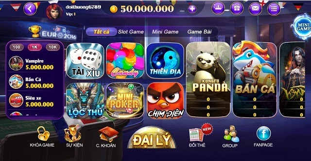 Giao diện đồ hoạ game đẹp mắt, ấn tượng tại Socvip Club 