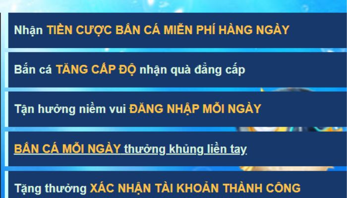 Cổng game Bancavn có nhiều khuyến mãi lớn