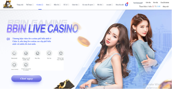 Trò chơi Casino hấp dẫn